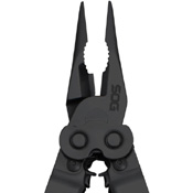 SOG Black Oxide Powerlock EOD With Leather Sheath