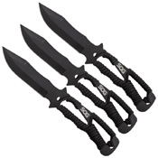 F041TN 420 Stainless Steel Blade 3 Pcs Throwing Knife Set