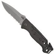 Escape Half Serrated Edge Folding Blade Knife