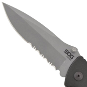 Escape Half Serrated Edge Folding Blade Knife
