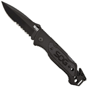 Escape Half Serrated Edge Folding Blade Knife