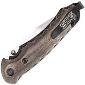 Kiku Small Linen Micarta Handle Folding Blade Knife