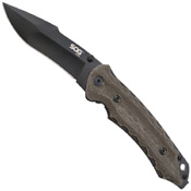 Kiku Small Linen Micarta Handle Folding Blade Knife