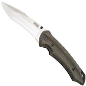 Kiku Large Linen Micarta Handle Folding Blade Knife