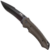 Kiku Large Linen Micarta Handle Folding Blade Knife