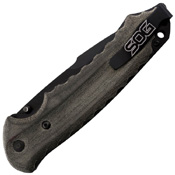 Kiku Large Linen Micarta Handle Folding Blade Knife