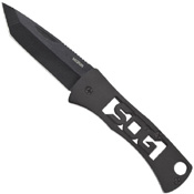 SOG Micron Black Tanto Clam Pack