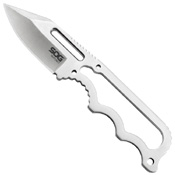 Instinct Silver Stainless Steel Handle Fixed Knife