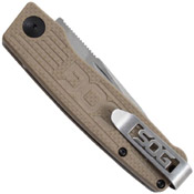 SOG Terminus BD1 Steel Plain Edge Folding Blade Knife
