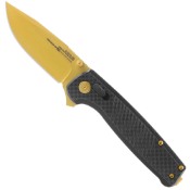 SOG Terminus XR LTE - Carbon + Gold Folding Knife