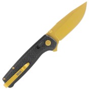 SOG Terminus XR LTE - Carbon + Gold Folding Knife