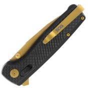 SOG Terminus XR LTE - Carbon + Gold Folding Knife