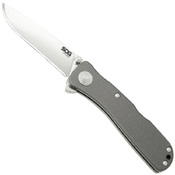 Twitch II Plain Edge Drop-Point Folding Blade Knife
