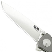Twitch II Plain Edge Drop-Point Folding Blade Knife