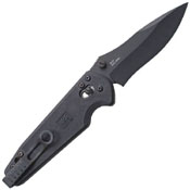 Visionary I Black GRN Handle Folding Blade Knife