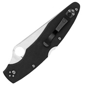 Spyderco Police3 Black G-10 Handle Serrated Folding Knife