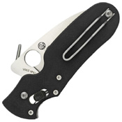 P'Kal CPM-S30V Plain Edge Folding Blade Knife - Black