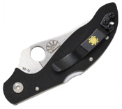 Spyderco Persian 75Mm Black G-10 Folding Knife