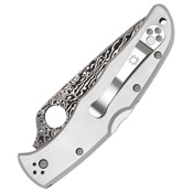 Spyderco Endura 4 Titanium Damascus Folding Knife