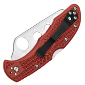 Spyderco Delica 4 Blunt Edge Training Knife - Red