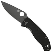 Spyderco Tenacious 4.45 Inch Black G-10 Handle Folding Knife