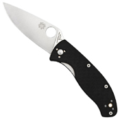 Spyderco Tenacious 4.45 Inch Black G-10 Handle Folding Knife