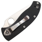 Spyderco Tenacious 4.45 Inch Black G-10 Handle Folding Knife