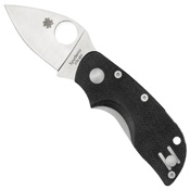 Spyderco Chicago Plain Edge Folding Knife - Black