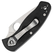 Spyderco Persistence Plain Edge Folding Knife - Black