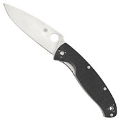 Spyderco Resilience Plain Edge Folding Knife - Black