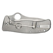 Spyderco Lionspy G-10 Titanium Plain Edge Folding Knife