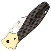 Spyderco Schempp Bowie Clip-Point Blade Folding Knife