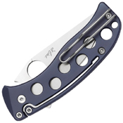 PITS Titanium Handle Folding Knife - Blue