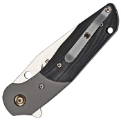 Hanan Stonewash Blade Folding Knife - Black