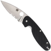 Spyderco Emphasis Black G-10 Handle Folding Blade Knife