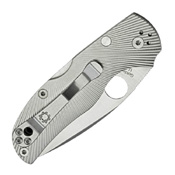 Spyderco Native5 Fluted Titanium Plain Edge Folding Knife