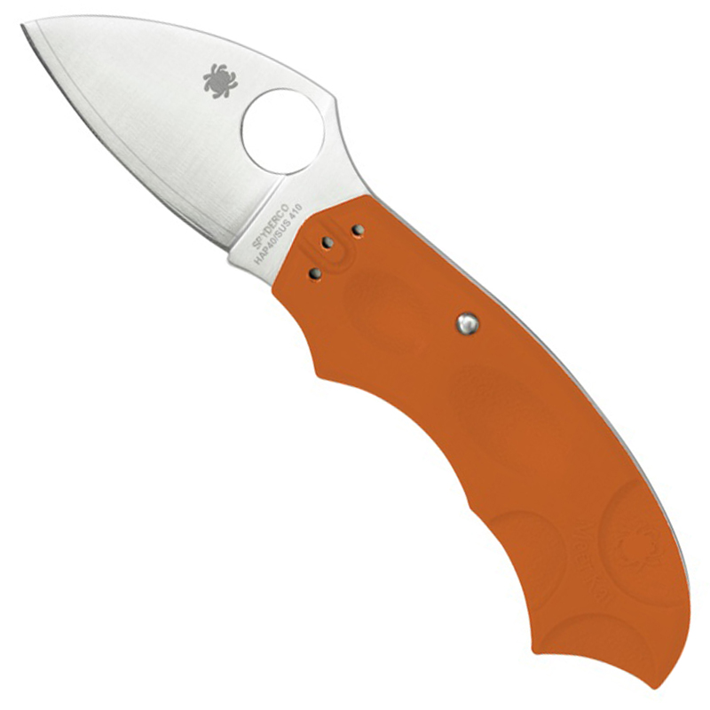 Spyderco Meerkat 5.32 Inch orange Folding Knife