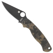 Spyderco Para Military Model 2 G10 Handle Folding Blade Knife