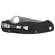 Spyderco Paramilitary2 Folding Knife Grey G10 Plain Edge