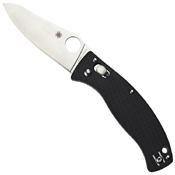 D'Allara 3 G-10 Handle Folding Blade knife -  Black