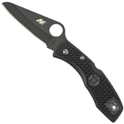 Salt 1 Lightweight Plain Edge Folding Knife - Black