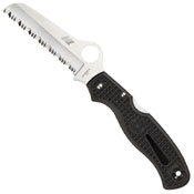 Spyderco Atlantic Salt H-1 Steel Folding Blade Knife