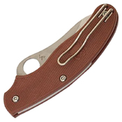 Spyderco UK Penknife Drop Point Blade Folder