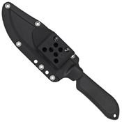 Street Bowie Style VG-10 Blade Fixed Knife - Black