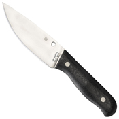 Spyderco Serrata Black G-10 Handle Fixed Knife