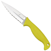 Fish Hunter Serrated Edge Fixed Blade Knife w/ Boltaron Sheath