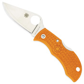 Spyderco MBORPE Manbug Key Ring Burnt Orange Folding Knife