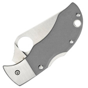 Spyderco Manbug Gray G-10 Plain Edge Folding Knife