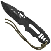 CAT 201 Skeleton Hunter Point Fixed Blade Knife