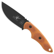 3 Pointer Tan Canvas Fixed Knife